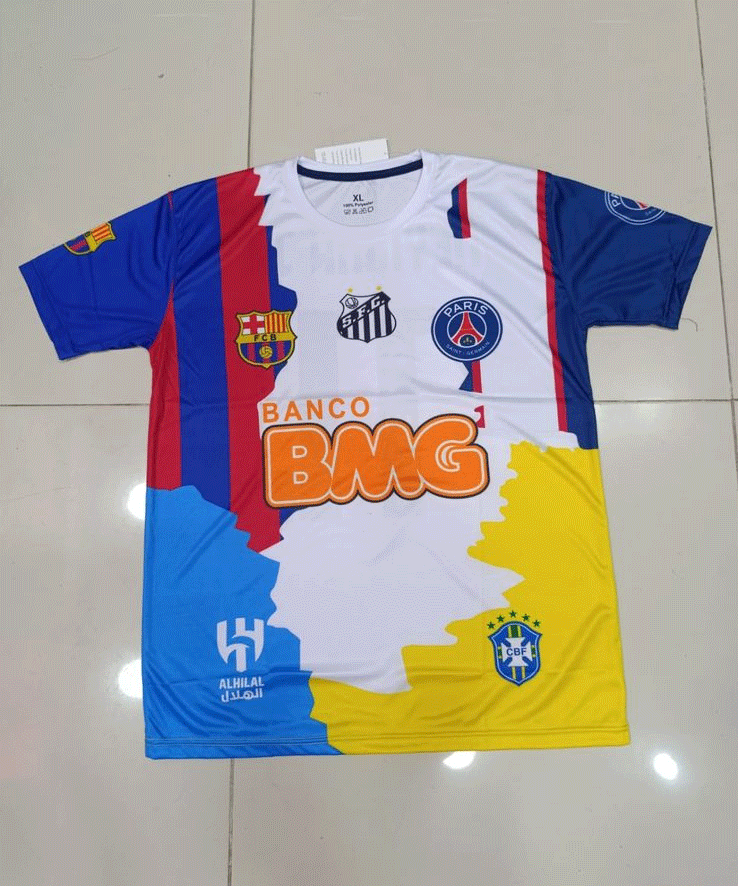Neymar JR GOAT Limited Edition Jersey, Neymar Mix Club All Club Jersey