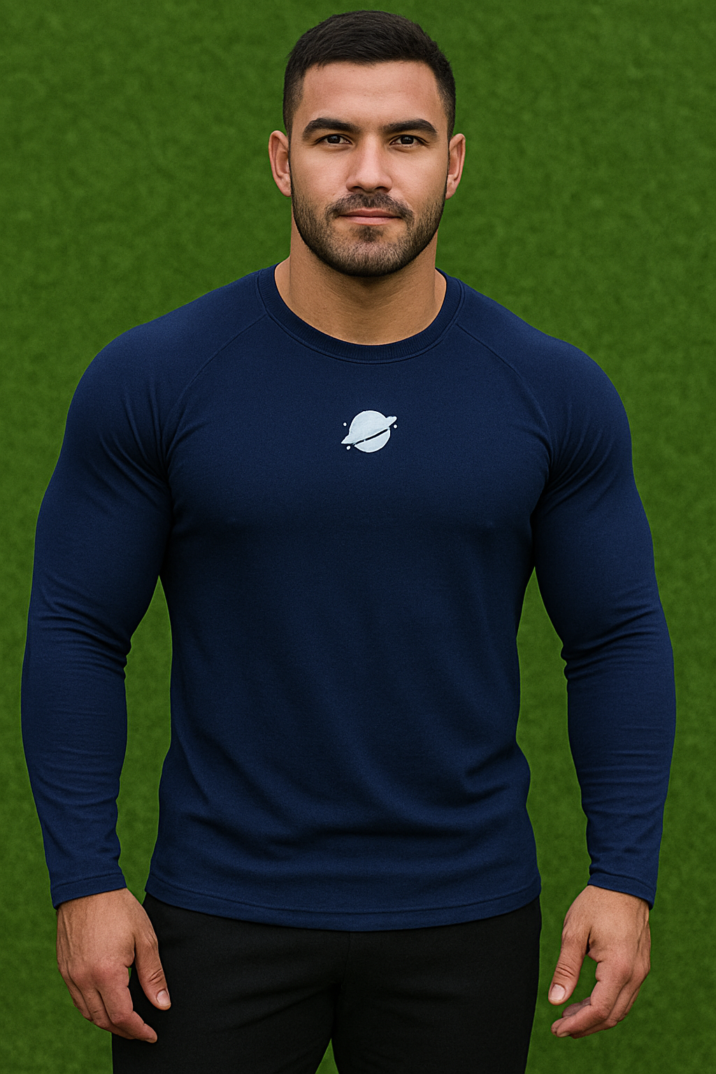 Element Baselayer Long Sleeve Compression Shirt T-Shirt - NAVY Blue