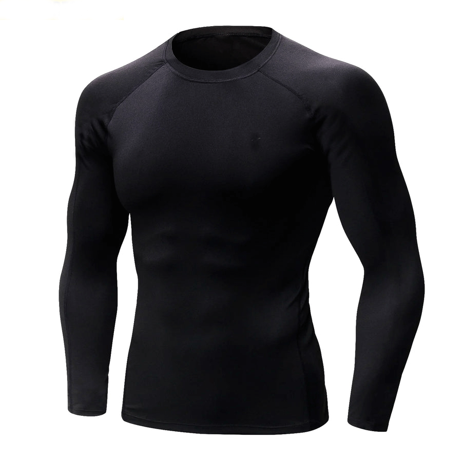 Full Sleeve Black Compression Tee T shirt