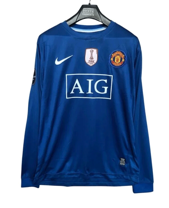 Manchester United Cristiano Ronaldo UCL Final 2008 Retro Jersey - Embroidery Logos
