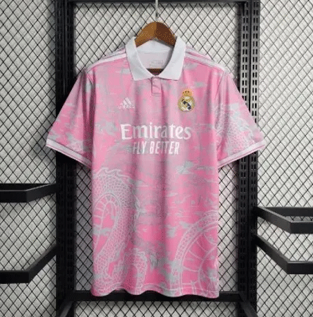 Real Madrid Dragon Pink Cristiano Ronaldo #7 Special Dragon Edition Football Jersey T-Shirt