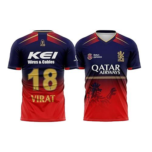 RCB Virat Kohli Original Full Digital Shirt Premium Quality - IPL 202